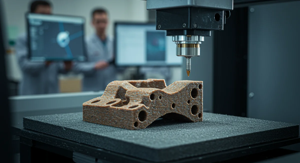 3D printer creating advanced composite material components