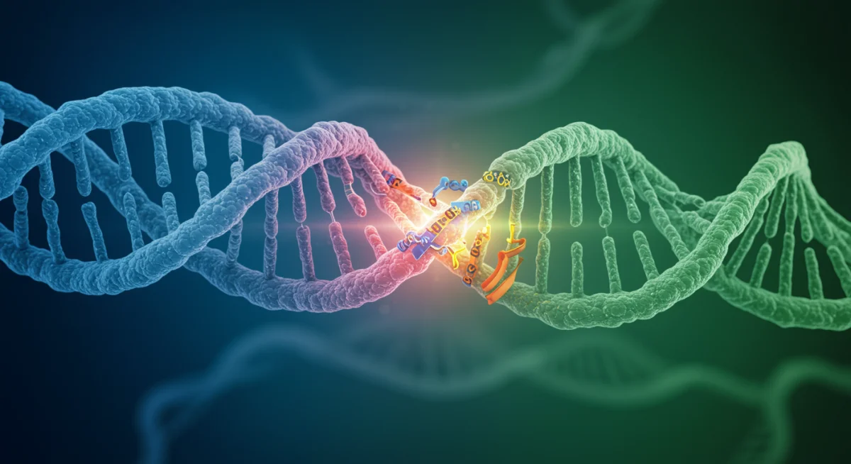 CRISPR gene editing tools precisely targeting DNA sequences for therapeutic applications.