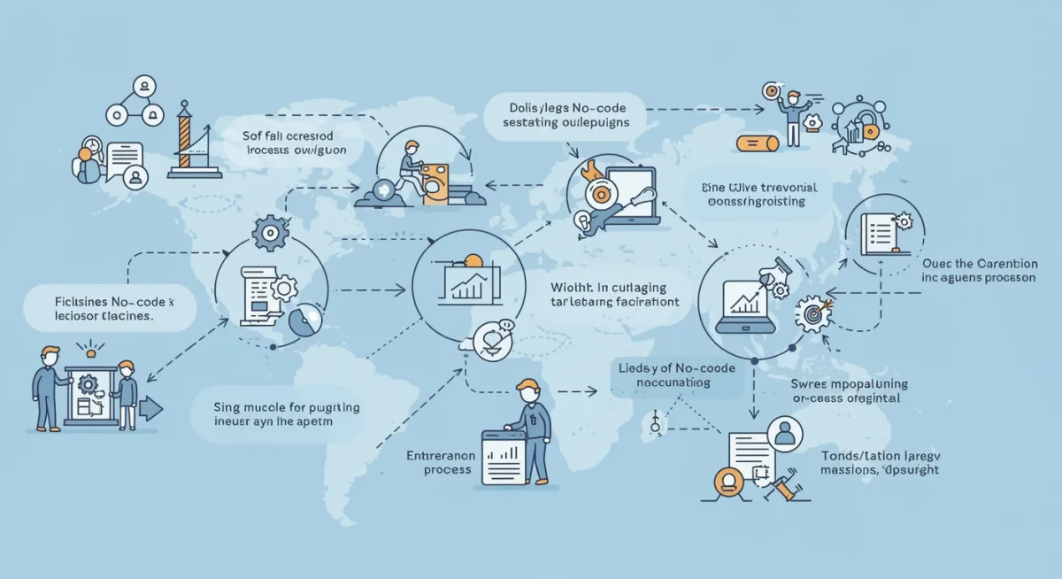 Digital transformation roadmap leveraging low-code no-code solutions
