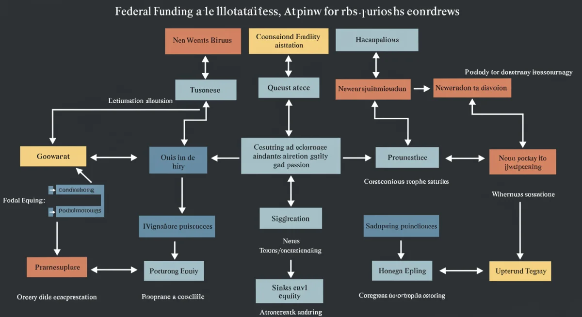 Infographic illustrating federal social equity funding allocation