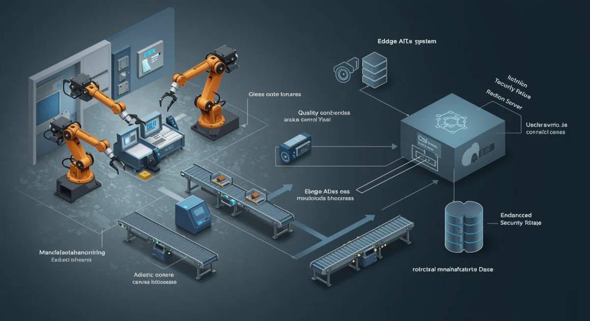Edge AI architecture in manufacturing for optimized data processing