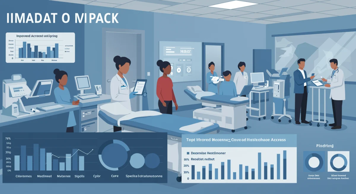 Medicaid impact graphic: healthcare access, improved outcomes