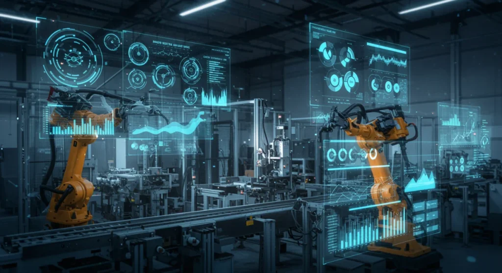 Predictive Analytics for US Manufacturing: 10% Efficiency Gain by 2025