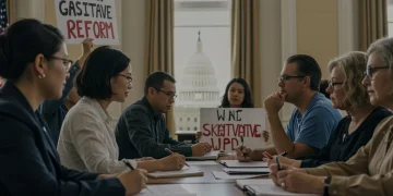 Influence US Social Legislation: Q3 2025 Vote Action Guide US citizens engaging in civic action to influence social legislation