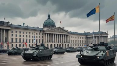 Europe defense spending shift amid security pressure